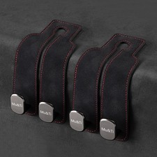 Mu&Ti Purse Hook for Car,Leather Seat Back Storage Hook, 2 Pack Hooks for Hea...