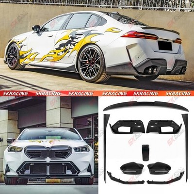 Dry Carbon Fiber Front Rear Lip Side Skirts Spoiler Wing Kit For BMW M5 G90 25+