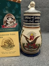 2004 Anheuser-Busch Collector's Club Membership Stein "St. Louis Worlds Fair"