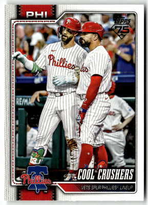 2026  Topps  MLB Series One  No. 197  Bryce Harper Kyle Schwarber