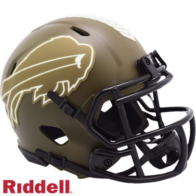 Buffalo Bills NFL Riddell 2022 Salute to Service NFL Speed Mini Helm