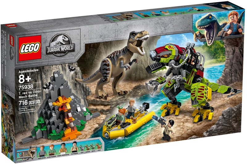 LEGO Jurassic World: T. rex vs Dino-Mech Battle (75938) for sale
