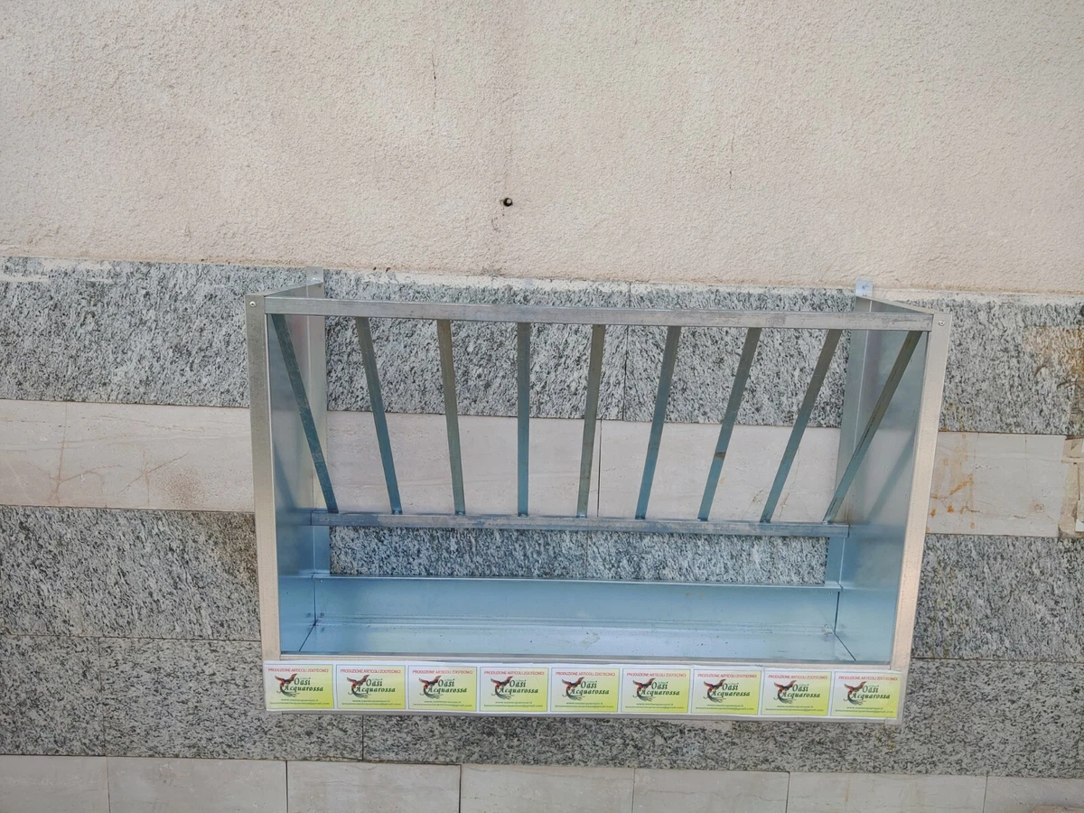 Mangiatoia Per Ovini Cm100 Pecore,capre,agnelli,cavalli Porta Fieno - Foto 7