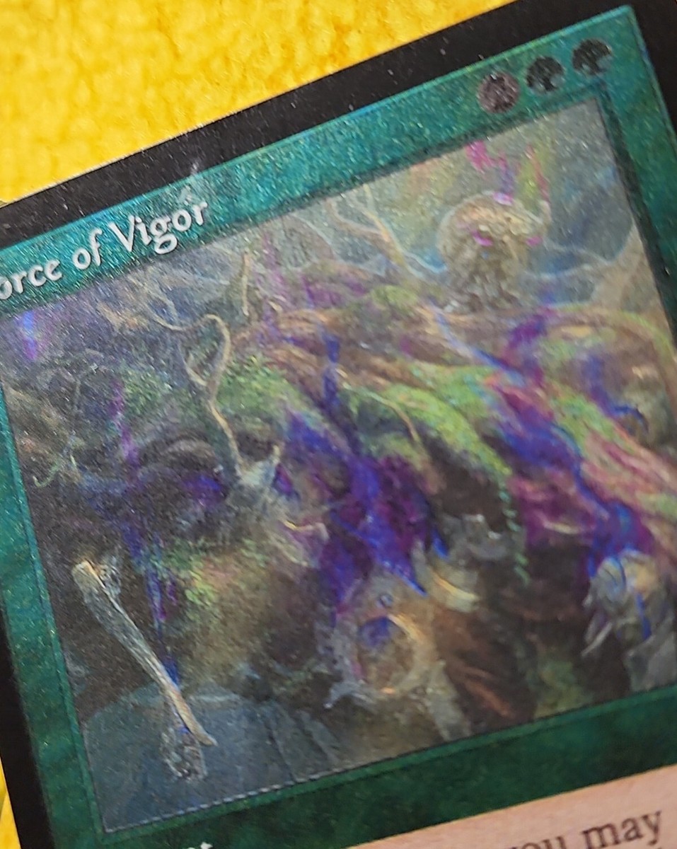 マジック：ザ・ギャザリング - MTG Force of Vigor / 活性の力　新品未使用 Yahoo!オークション - MTG 《活性の力/Force of Vigor》【foil