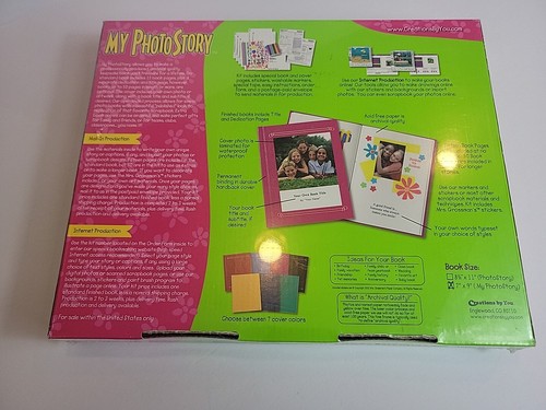 Kids Publish Your Own Photo Book New 7" x 9" Pro Hardcover Kit Box U - Picture 3 of 5