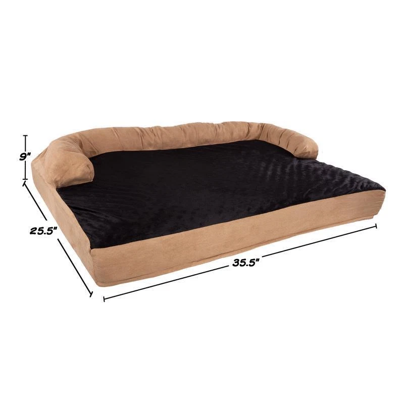 Orthopedic Memory Foam Pet Bed Large Triple Layer Washable Dog Sofa Non-Skid New - Image 3 of 4