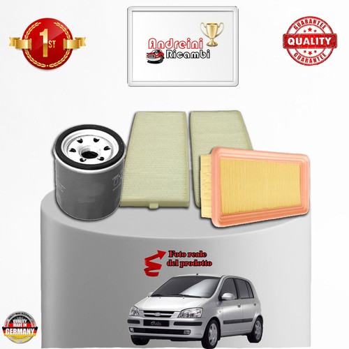 Kit Tagliando 4 Filtri Per Renault Scenic II 1.5 DCi 78KW 106CV Dal 2005 - Filtro Olio, Aria, Gasolio E Abitacolo