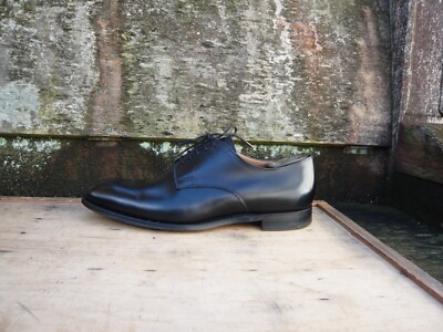 JOSEPH CHEANEY DERBY SCHUHE SCHWARZ LEDER UK8,5 HERREN ALBANY TOP ZUSTAND