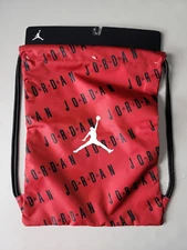 Nike Air Jordan 23 Jumpman Drawstring Gym Black Bag Sack School Sports Backpack