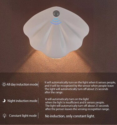 Lot 4 x LED Motion  Bathroom/closet Warm Nightlight  USB-C Wireless Phillips