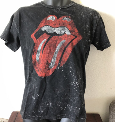 ORG. Rock & Roll The Rolling Stones Iconic Kali Tongue Adult Unisex T-Shirt L