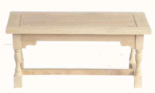 Dolls House Working Table Unfinished Kitchen Furniture Miniature 1:12th Scale