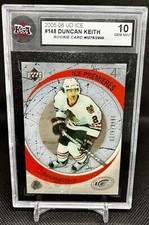 2005-06 Duncan Keith Upper Deck Ice Premieres Rookie RC #148 KSA 10 GEM MINT