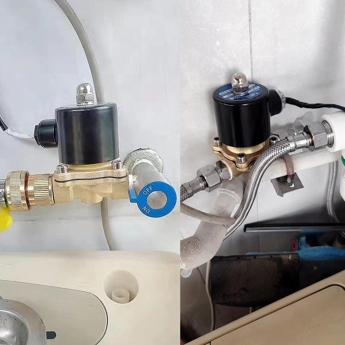 Válvula Solenoide Eléctrica De Plástico De 1/8 Pulgadas, Válvula