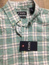 Chaps men's  Button Down Shirt  Short Sleeve Small.    #18