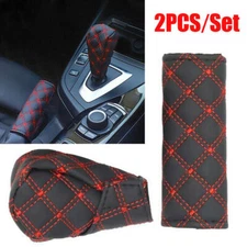 Car Universal Gear Shift Knob Cover Hand Brake Cover Auto Interior Accessories