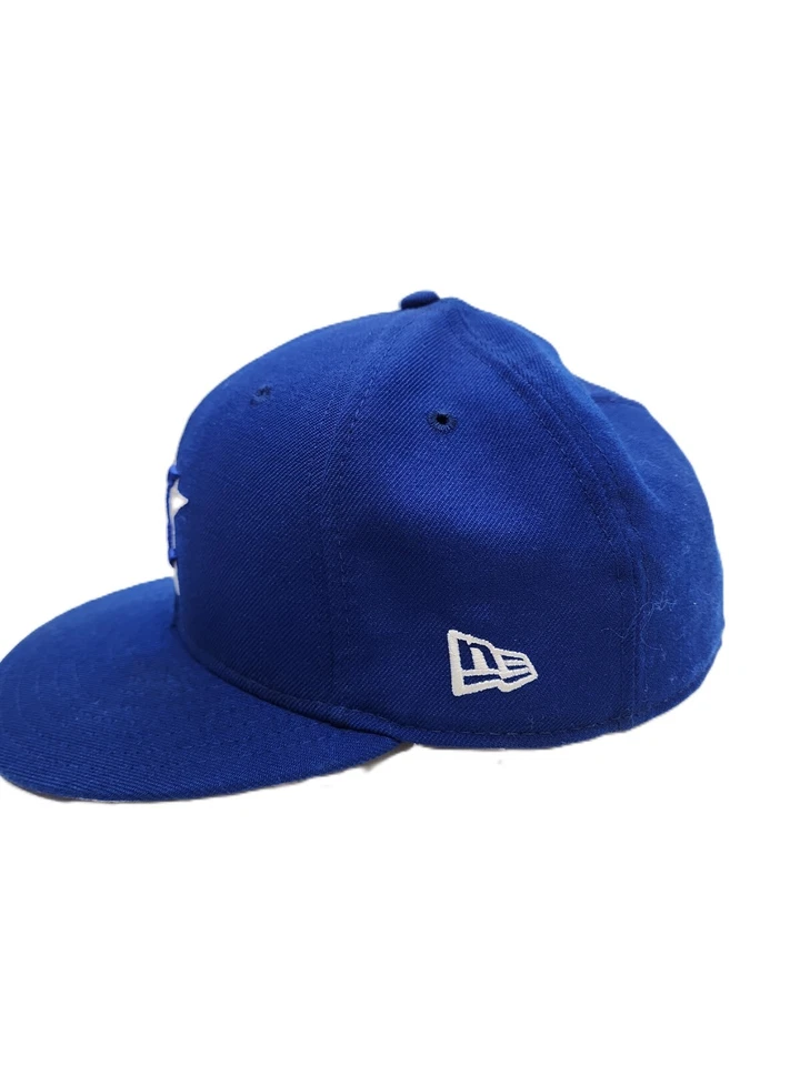 Houston Astros New Era 5950 Fitted Hat Blue With White Star Size 7.5 - Image 2 of 4
