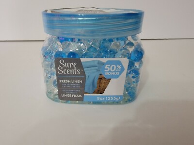 AIR FRESHENER CRYSTAL BEADS FRESH LINEN ounces By Sure Scents