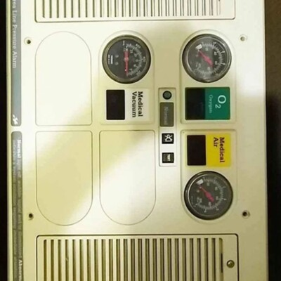 #ad Ohmeda Area Line Low Air Oxygen Pressure Alarm $179.00