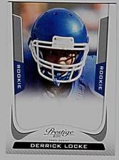 2011 PRESTIGE #235 DERRICK LOCKE (RC) Rookie Free Agent