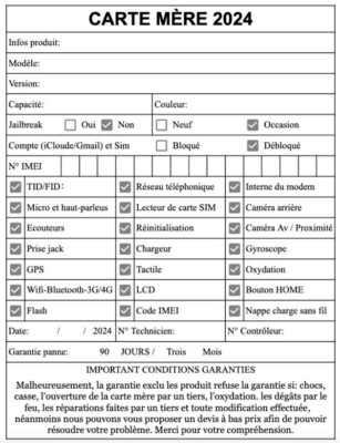 64 Go sans ID tactile-Carte mère originale débloquée pour iPhone 5 SE