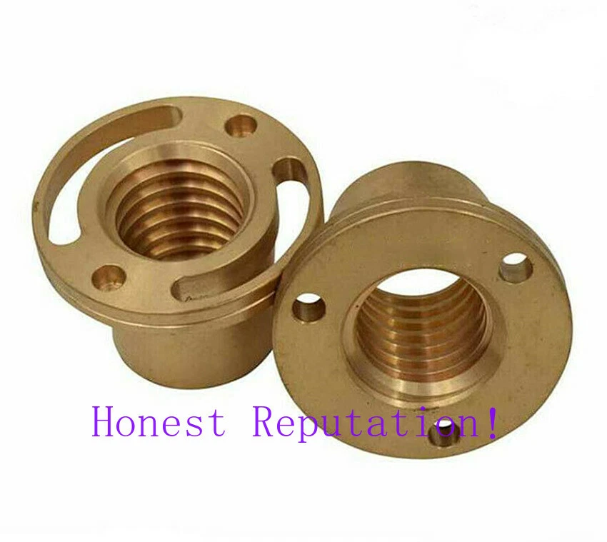 1Set Milling Machine Part Longitudinal Brass Feed Nut Y Axis For Bridgeport Mill - Image 3 of 4