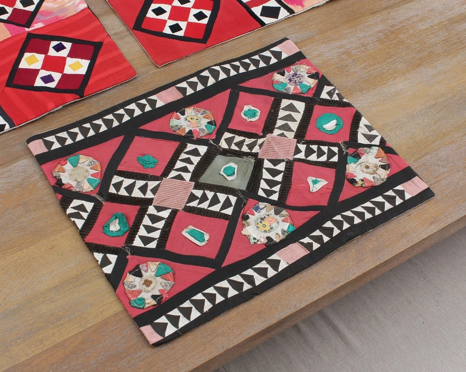 Patchwork Pillow Cover SET of 3 pcs 15.75" x 20.87" FREE Fast Shipment 09691 - Image 4 of 4