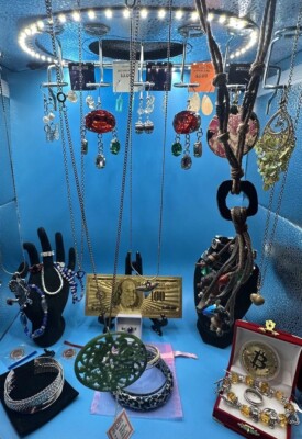  ODDS & ENDS LOT  JEWELRY^UNIQUE Mix GEMSTONES Rings Bracelets,Charms LOT More