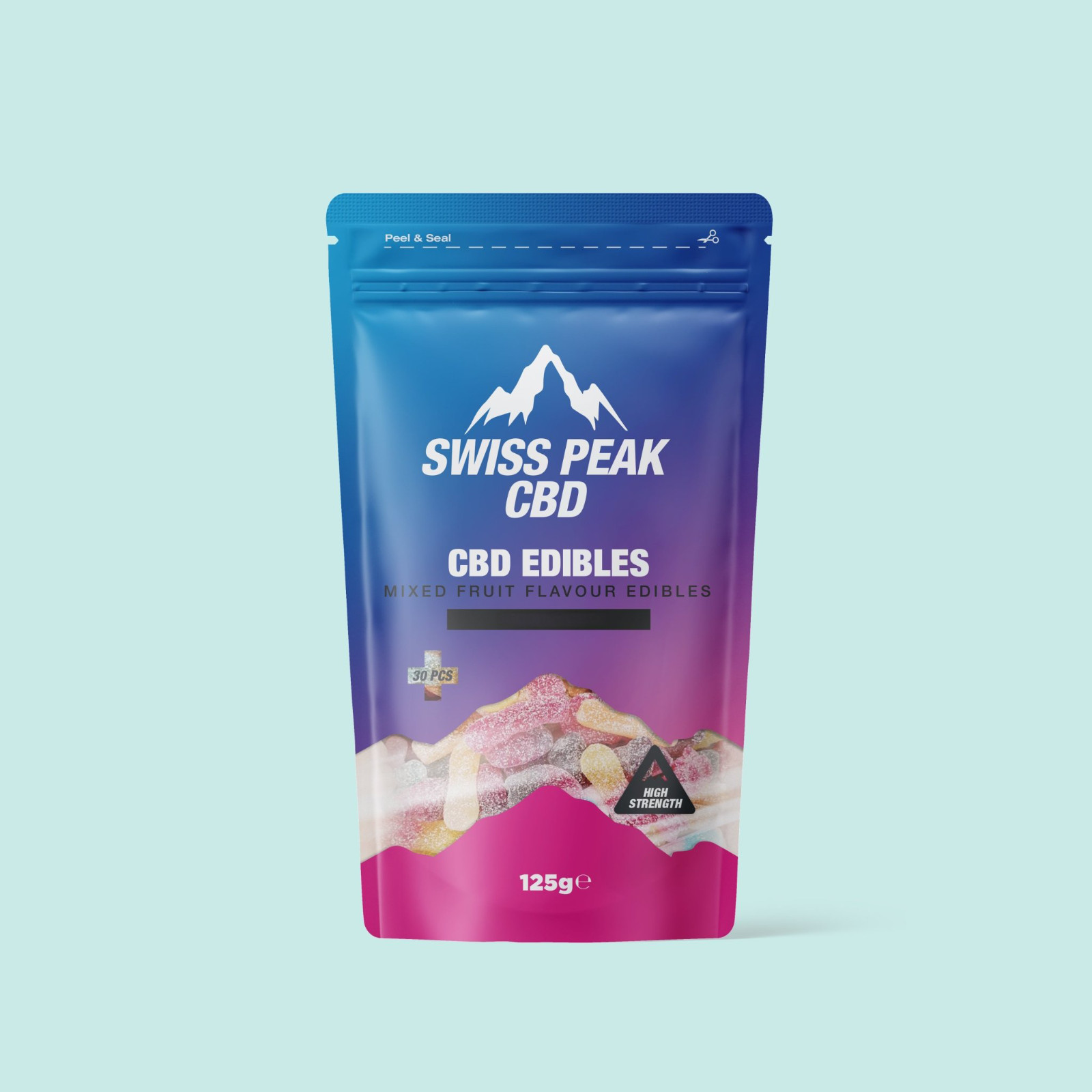 Swiss Peak CBD Gummies THC-Free | Grab Bag, Cherry Flavour & More!