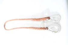 Old Rope 165Cm With Carabiner Rescue Rope Fire Department Gdr Coated Decoration