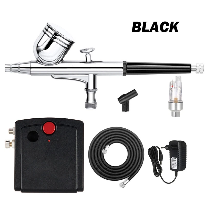AIRBRUSH SET MINI AIRBRUSH KOMPRESSOR KOMPLETT SET AIRBRUSHKOMPRESSOR PISTOLE - Bild 3 von 4