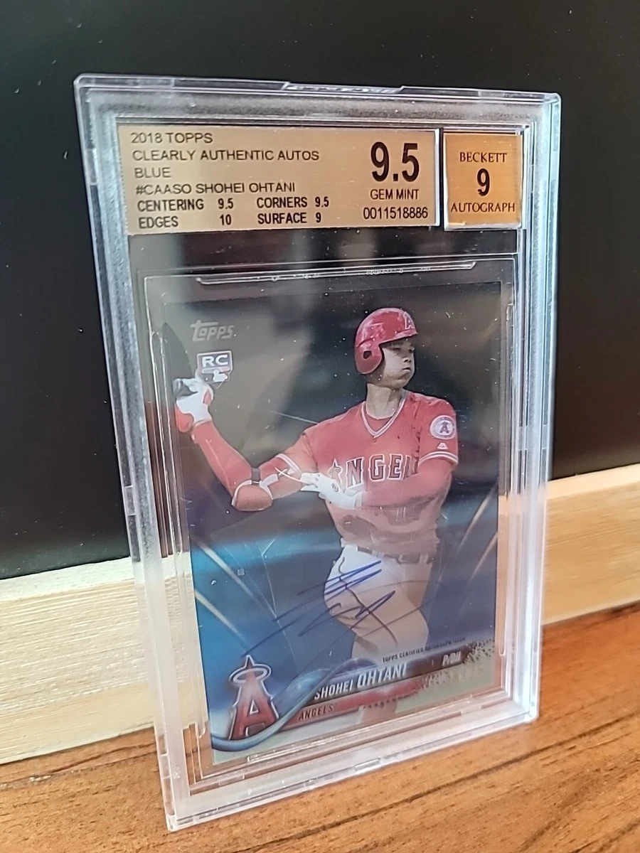 2018 Topps Clearly Authentic Autographs - Shohei Ohtani #CAA-SO