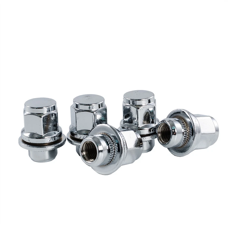 (24) Lavadora de assento magnética cromada 12x1,5 porcas de roda para Lexus Scion Toyota Camry - Imagem 3 de 3