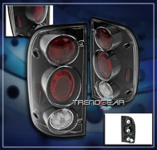 FOR 2001-2004 TOYOTA TACOMA PICKUP TRUCK TAIL BRAKE LIGHTS LAMPS BLACK 2002 2003