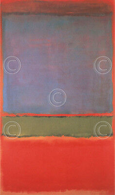 No. 6 (Violet, Green and Red), 1951 Mark Rothko Art Print No. 6 (Violet, Green and Red), 1951 Mark Rothko Art Print