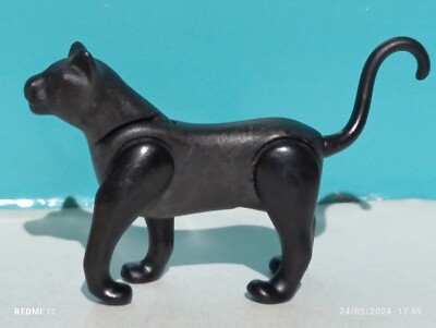 PLAYMOBIL BLACK PANTHER FIGURE REVERSE LEG 3097 3841 4243 4256