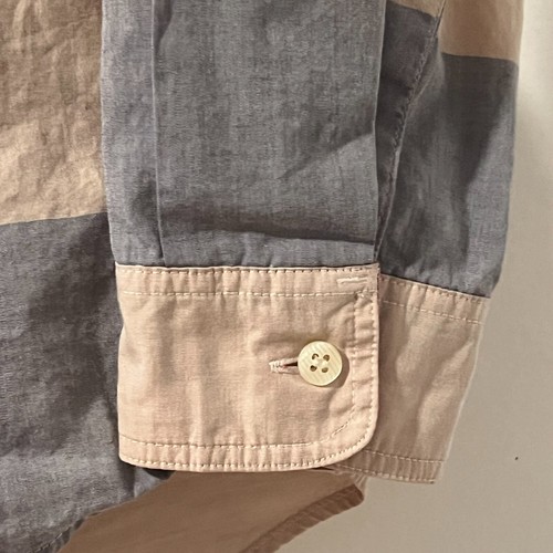 American Vintage bunte Streifen 80er Perry Ellis Levi's Strauss Button Down L - Bild 3 von 6