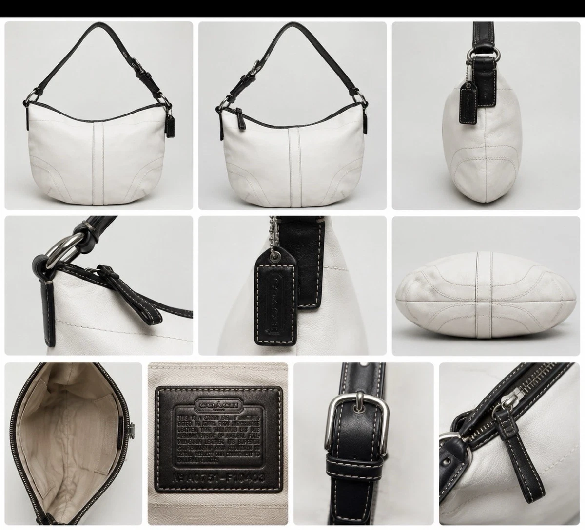Coach Hobo Bags White Bags & Handbags for Women for sale - eBay