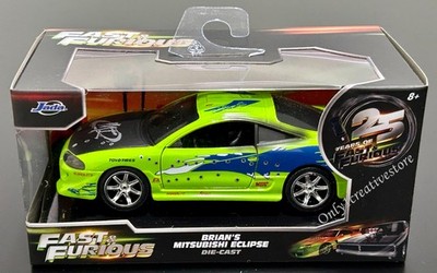 Jada Fast & Furious Brian's Mitsubishi Eclipse 1:32 Diecast 36356