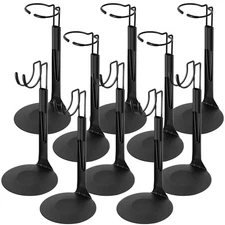 10 Pcs Doll Stand Action Figure Stands Doll Display with Expandable Waist Wir...