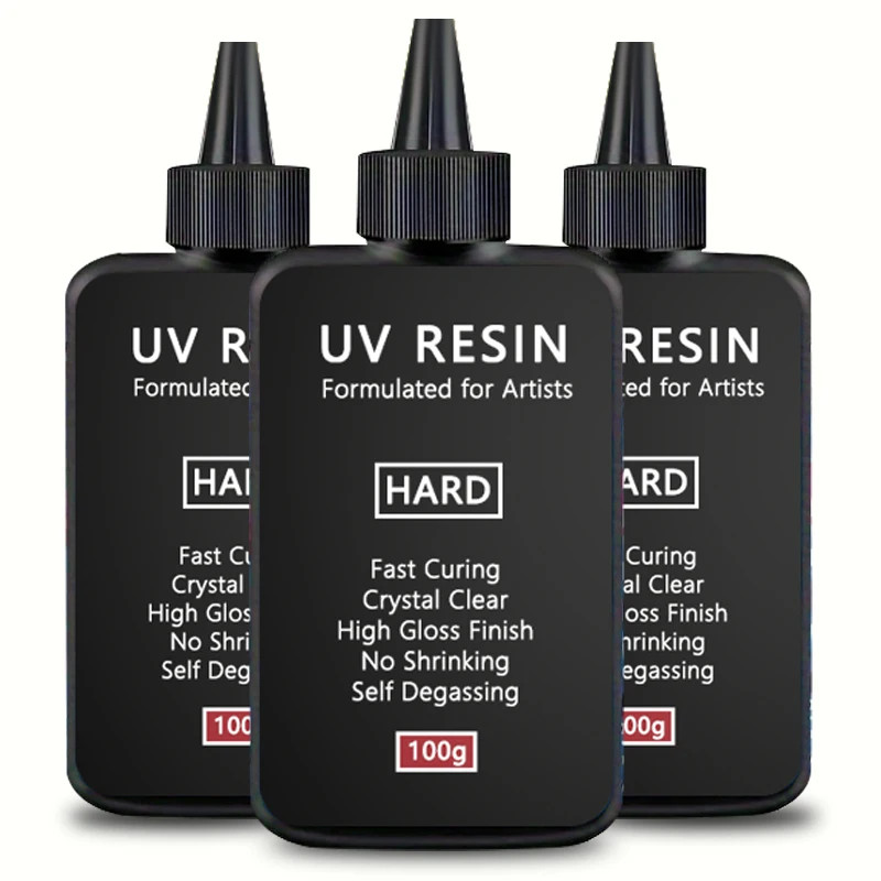 UV Resin Transparent Hard Fast Curing for Jewelry & Solar Projects