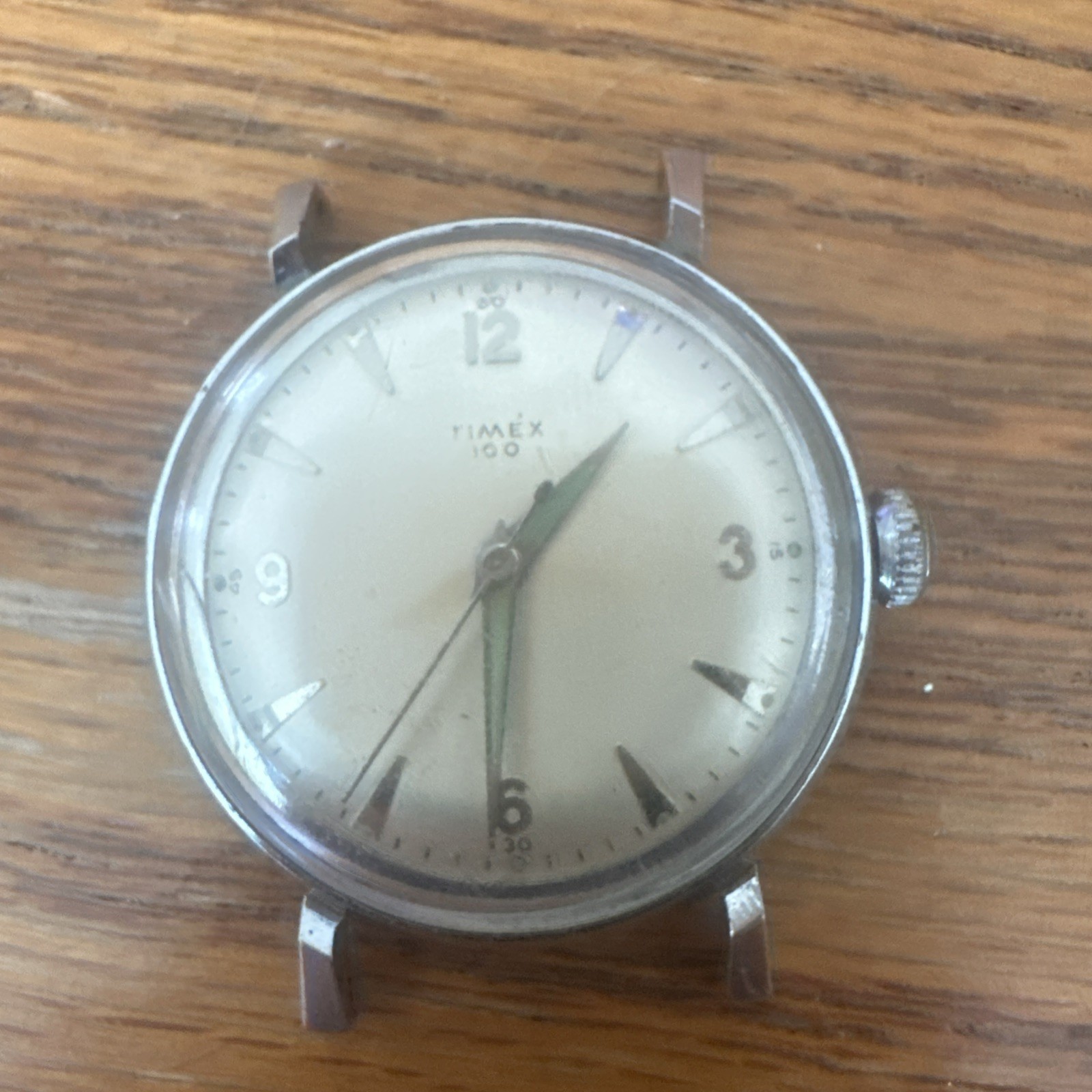 Moves Mechanical Second 100 Watch Timex Vintage Untested Antique Band No Hand - VintageWatches.PK Moves Mechanical Second 100 Watch Timex Vintage Untested Antique Band No Hand - vintagewatches.pk