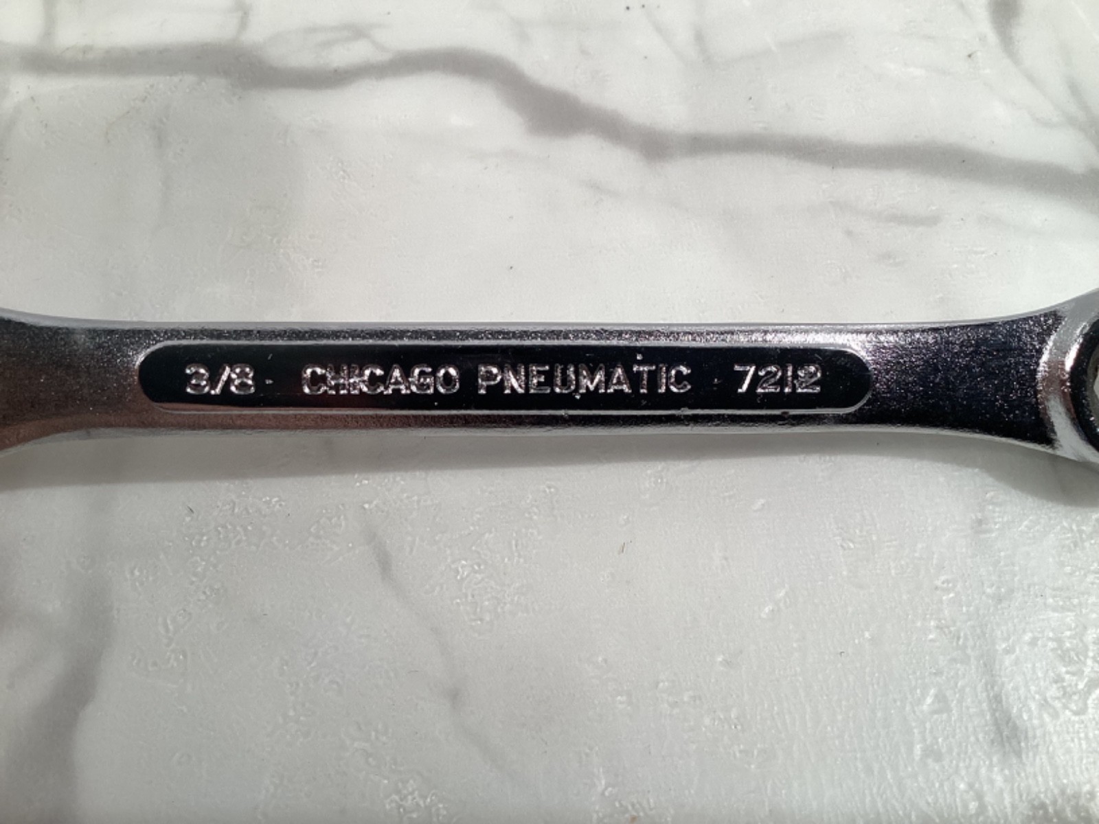 Vtg Chicago Pneumatic NOS Combination Wrench Set 14 Pc Professional Tools Chrome