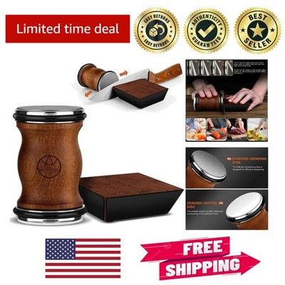 Versatile Magnetic Knife Sharpening System - Perfect for Home Chefs & Collectors
