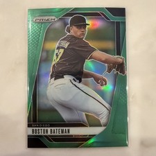2025 Panini Prizm - Boston Bateman #76 Green Prizm