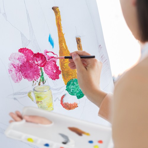 10 Paletas pintura rectangular Paleta mezclar pintura acrílica Mezclador óleos - Imagen 5 de 9