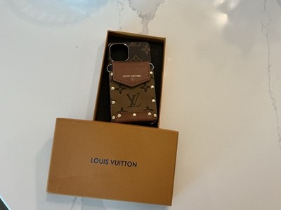Louis Vuitton  iPhone 11 Brown Logo Hard Case Phone Cover 6in x 3in with Box 