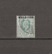 MALDIVE ISLANDS 1906 SG 2 3c Green USED