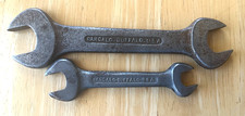 2 Vintage Barcalo Buffalo Open End Wrenches 7/16x3/8 & 11/16 X 19/32 Made In USA