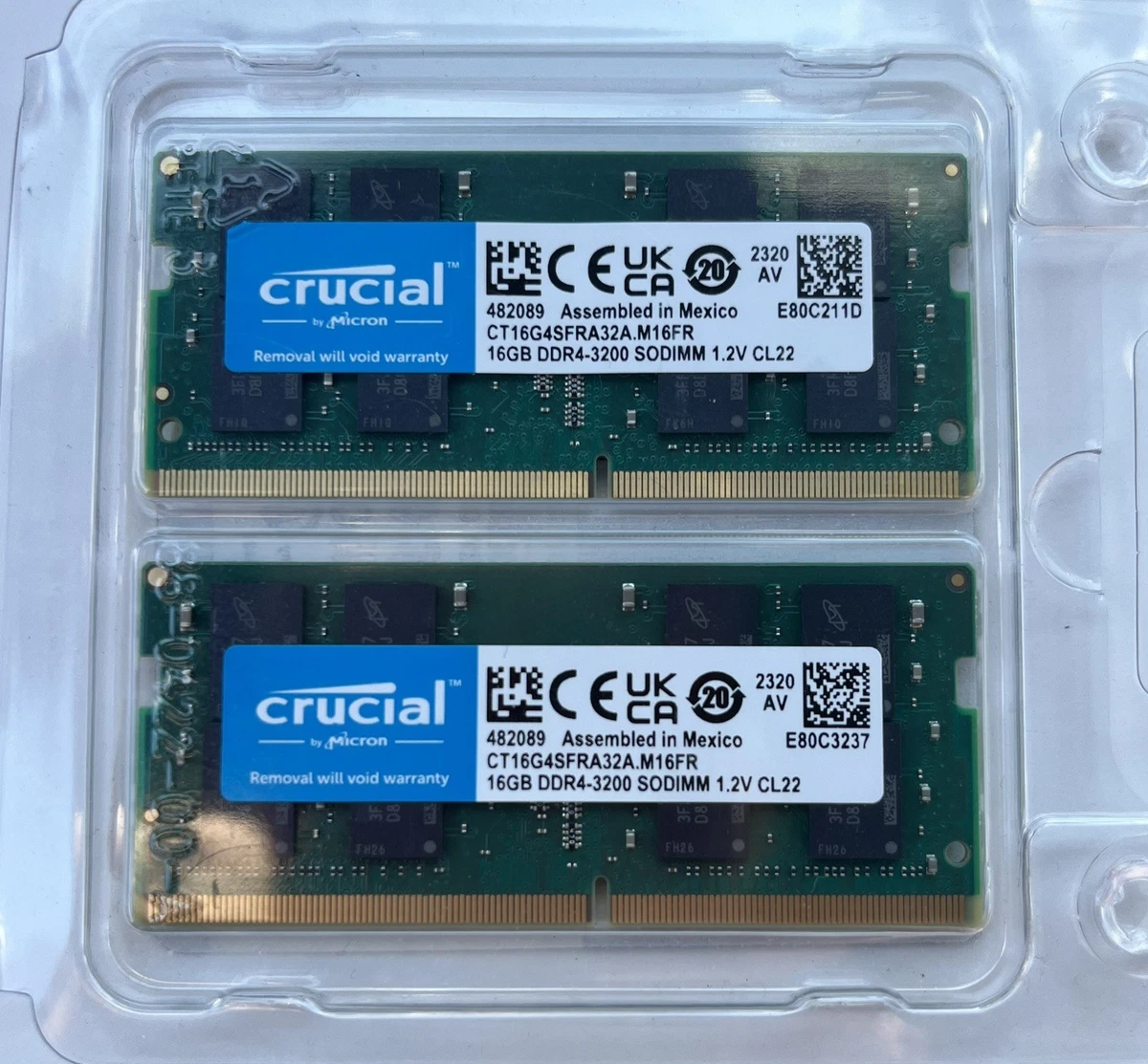 Crucial DDR4 SDRAM 32 GB Total Capacity Memory (RAM) for sale - eBay